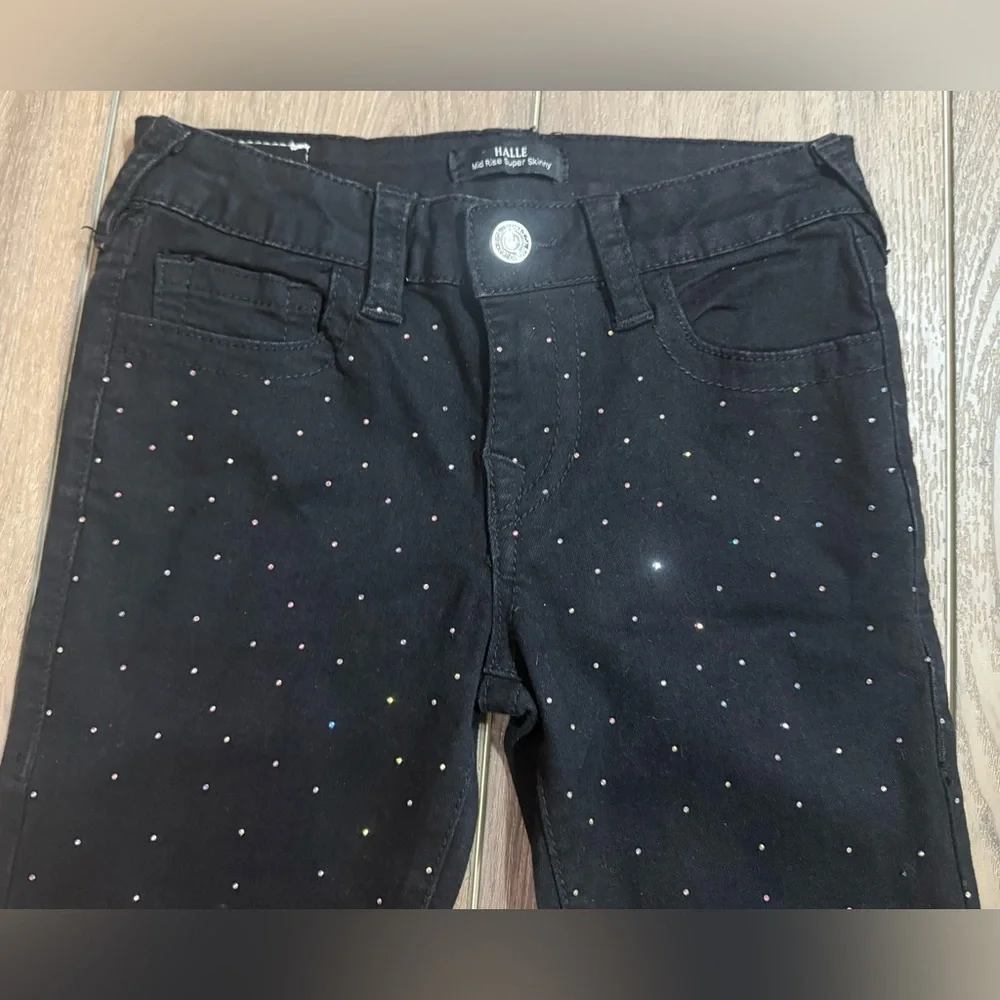 Girls True Religion Halle mid rise super skinny sz 10